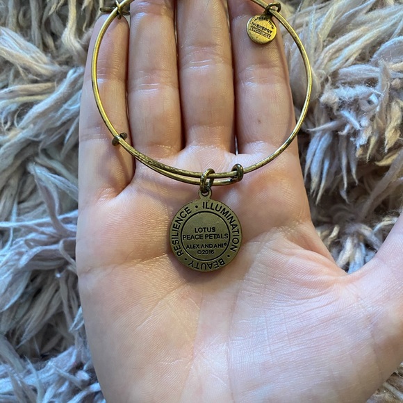 Alex and Ani Lotus Bracelet - Picture 2 of 3